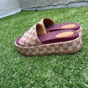 Platform Gucci slide